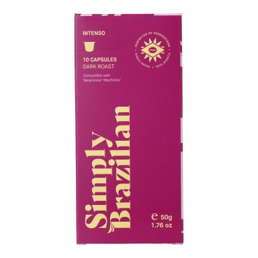 Simply Brazilian Dark Roast Intenso Coffee Capsule, 50 G